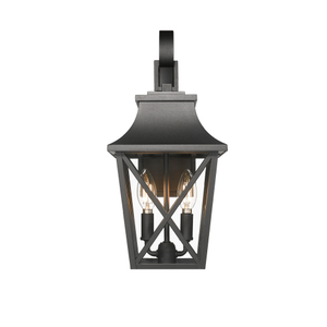 Black wall light dimensions