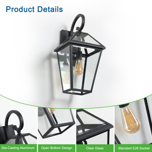 Modern farmhouse porch light styling