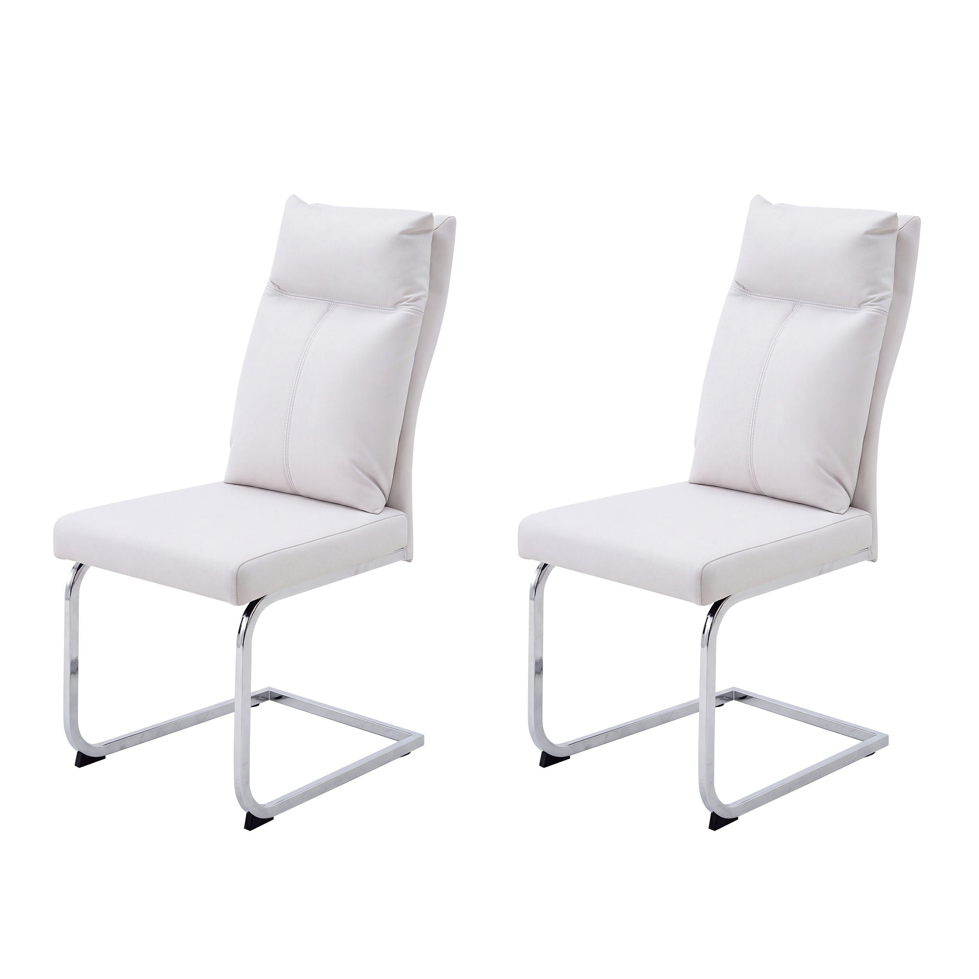 Modern Dining Chair SetWith Soft Cushion Backrest (2 Pieces)