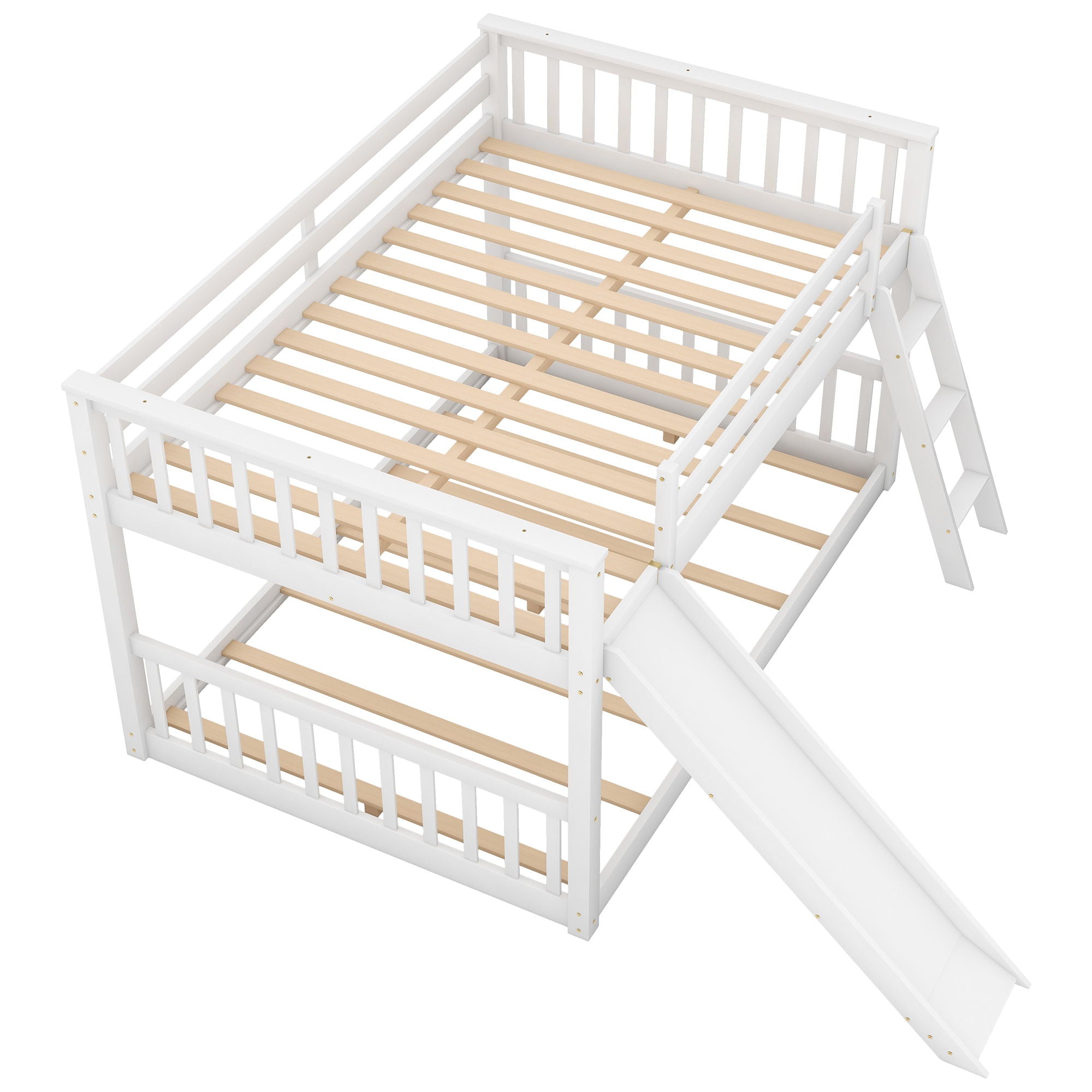 Bunk Bed & Convertible Slide And Ladder