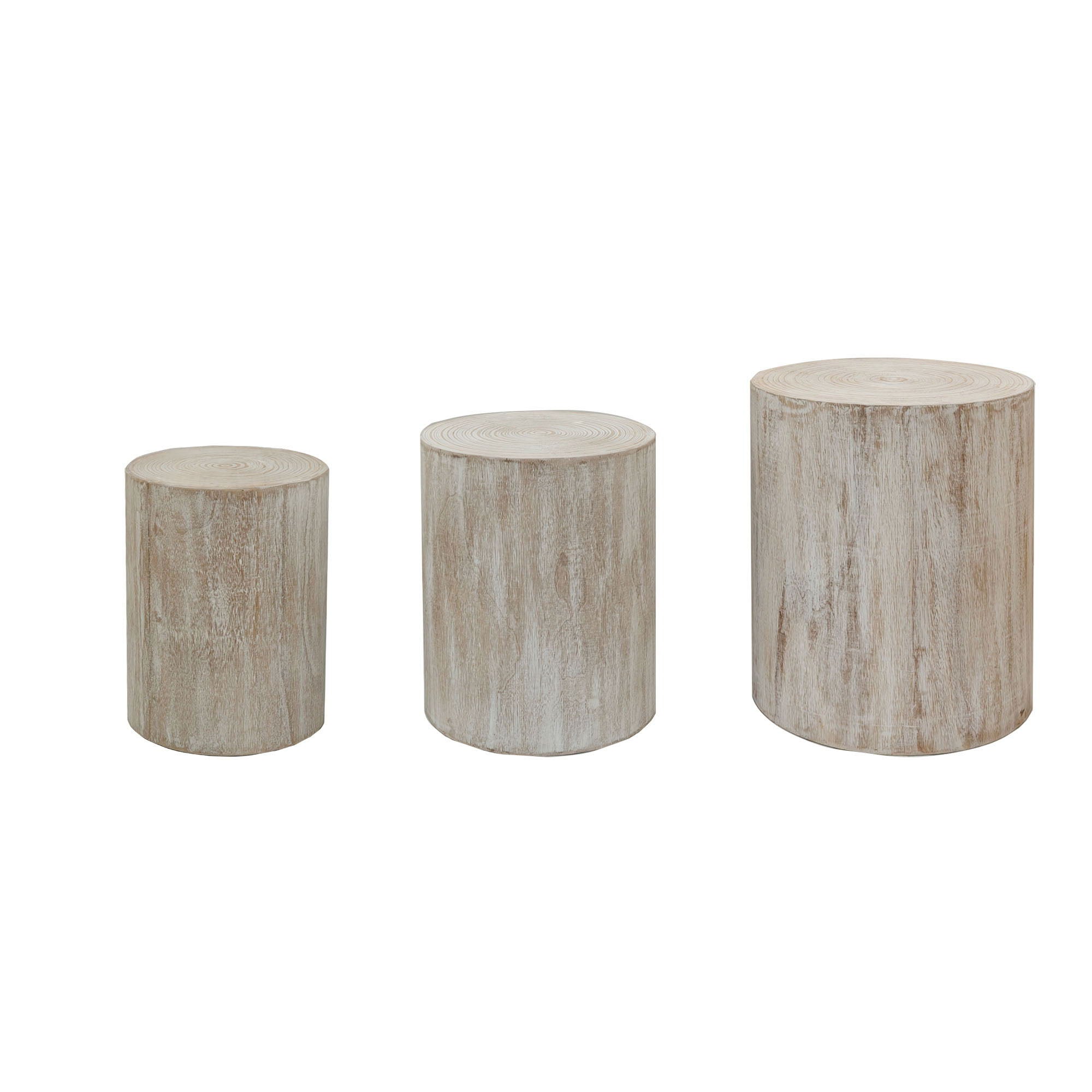Cylinder Nesting Tables (Set of 3)