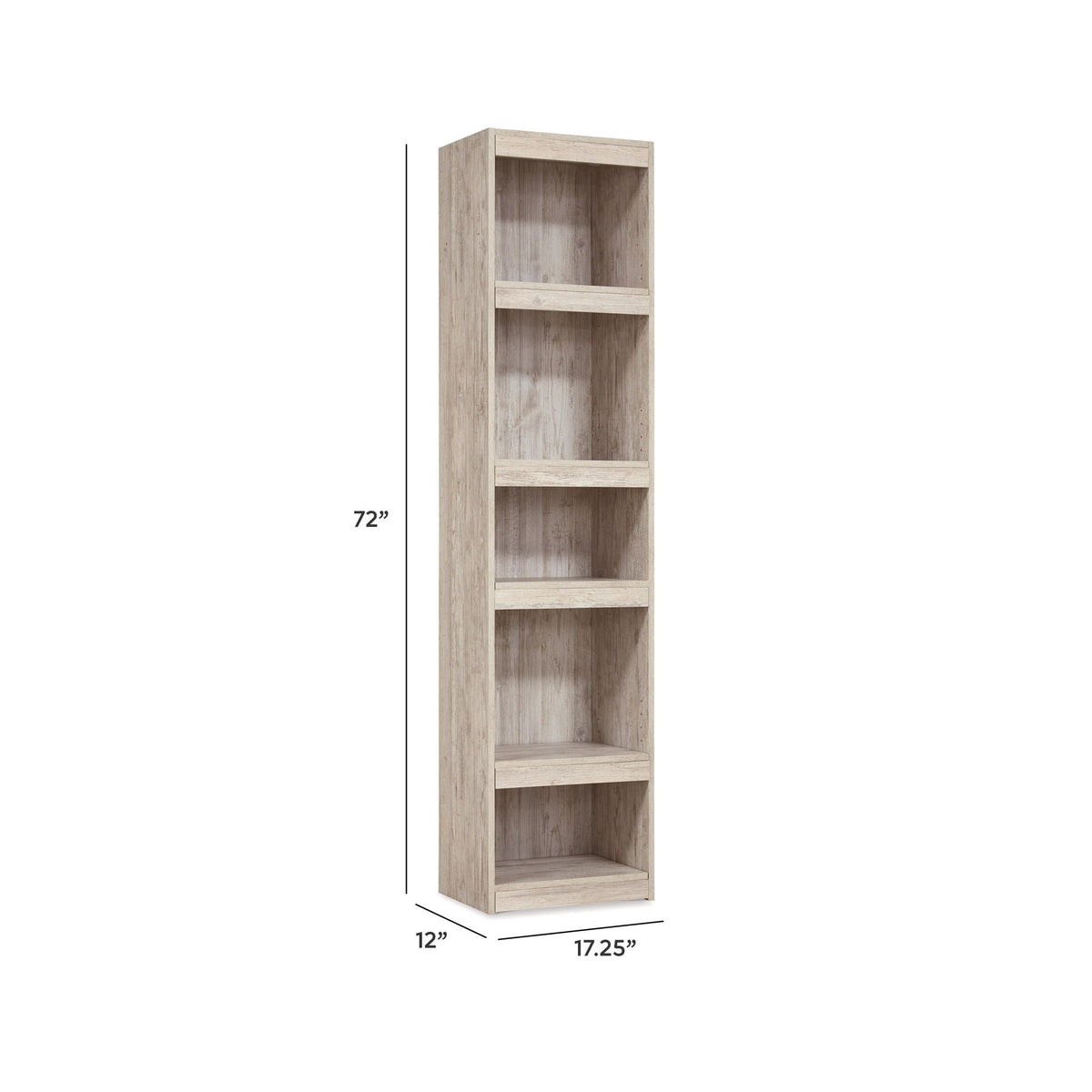 Willowton - Pier - 4 Shelves - Whitewash