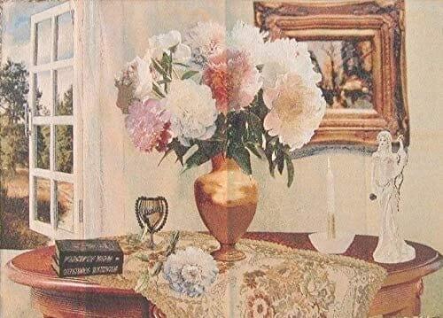 DaDa Bedding Breeze of Admiration Elegant Antique Woven Tapestry Wall Hanging - 36" x 50"