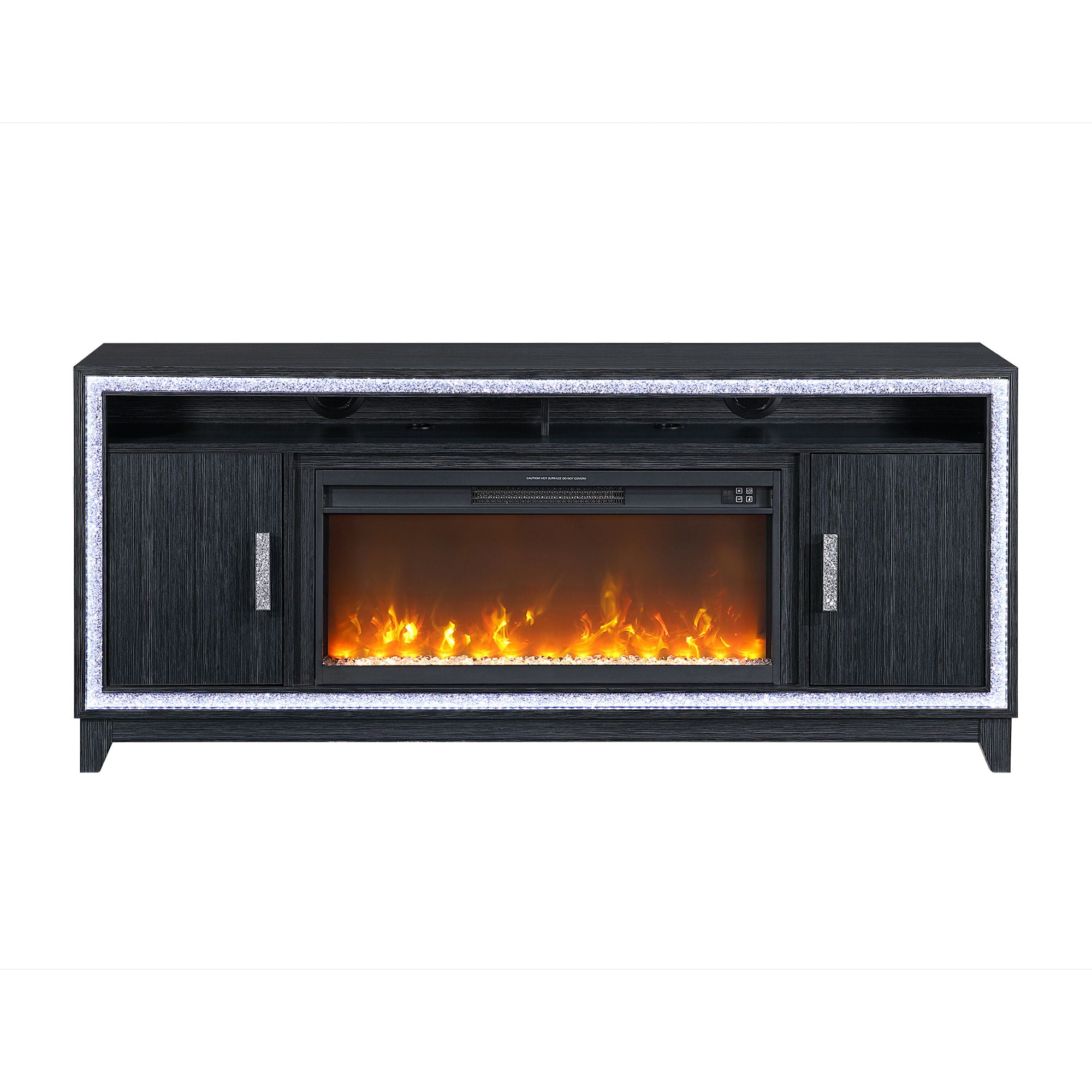 Almera - Fireplace With Adjustable Temperature And LED Options