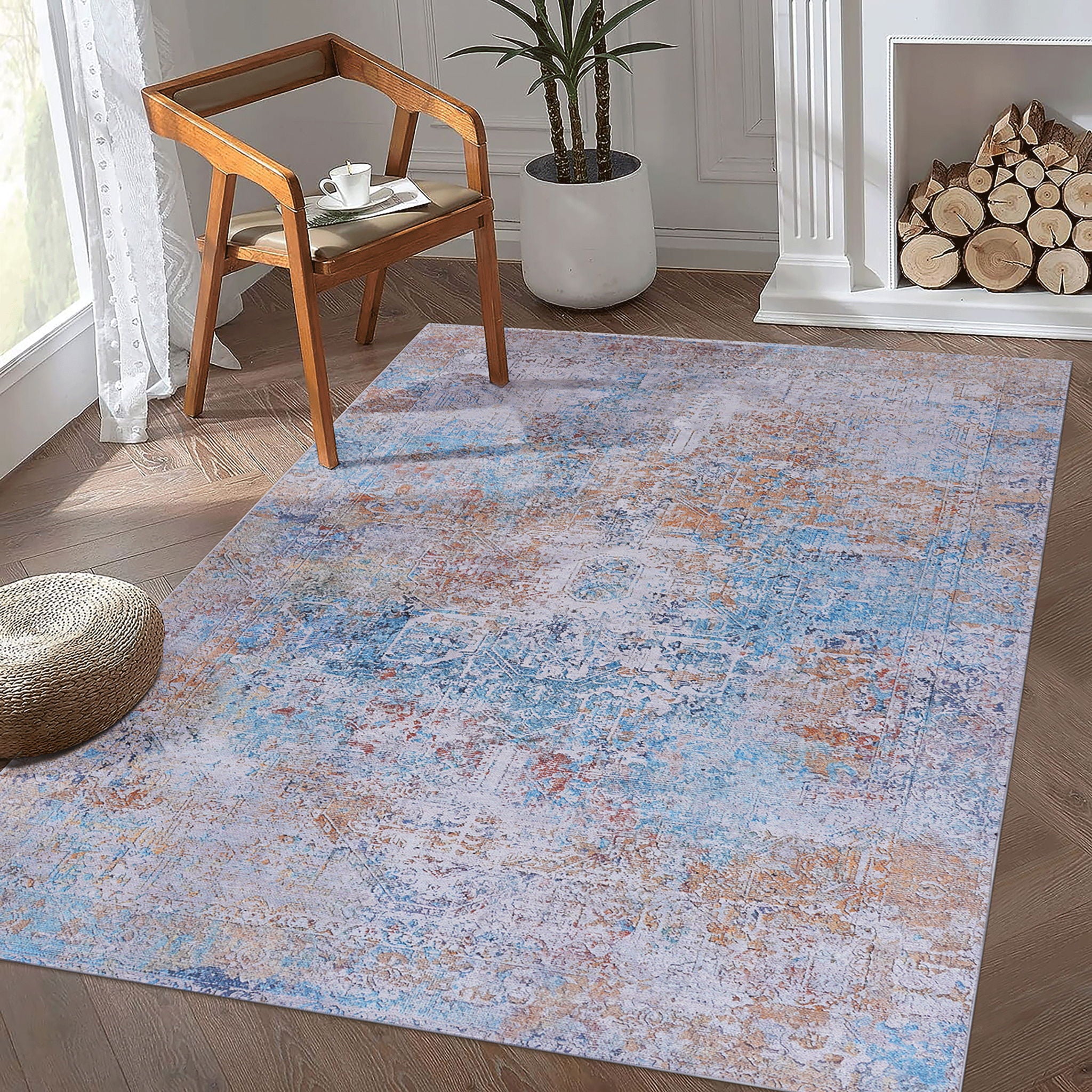 Maval - Unique Washable Area Rug