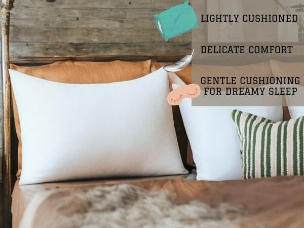 Dada Bedding Luxury 20x28 Pillow Insert - Soft Medium Firm, Premium Polyester, Perfect for Side and Back Sleepers