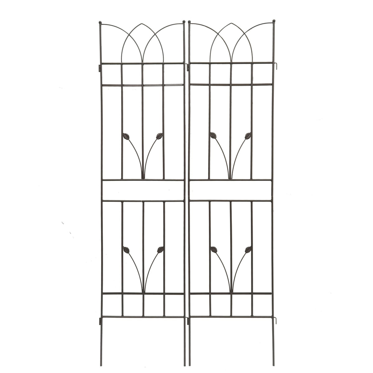 Metal Garden Trellis Rustproof For Climbing Plants Outdoor Flower Support