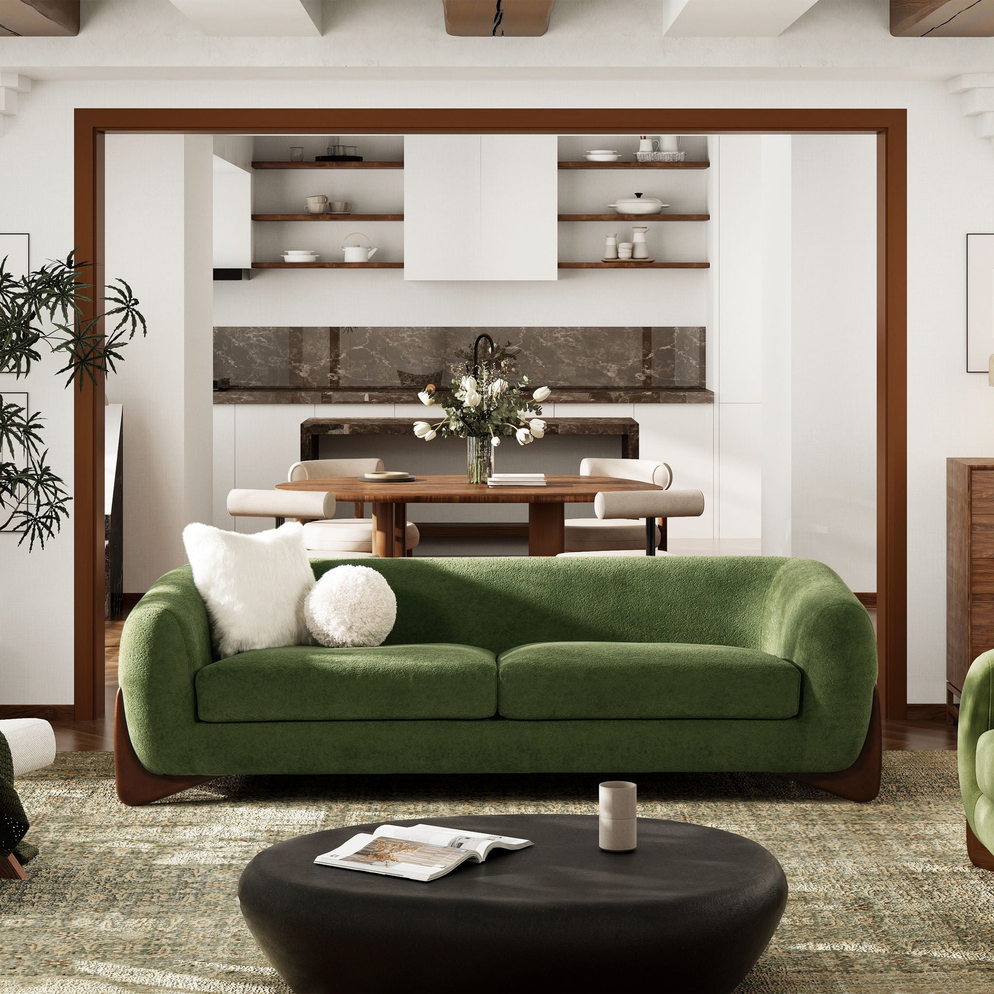 Alpine - Luxurious Upholstery Sherpa Sofa