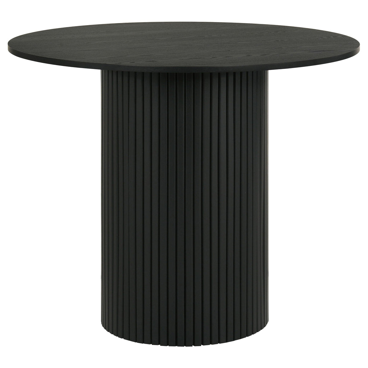 Hamlyn 43-inch Round Wood Counter Height Dining Table Black
