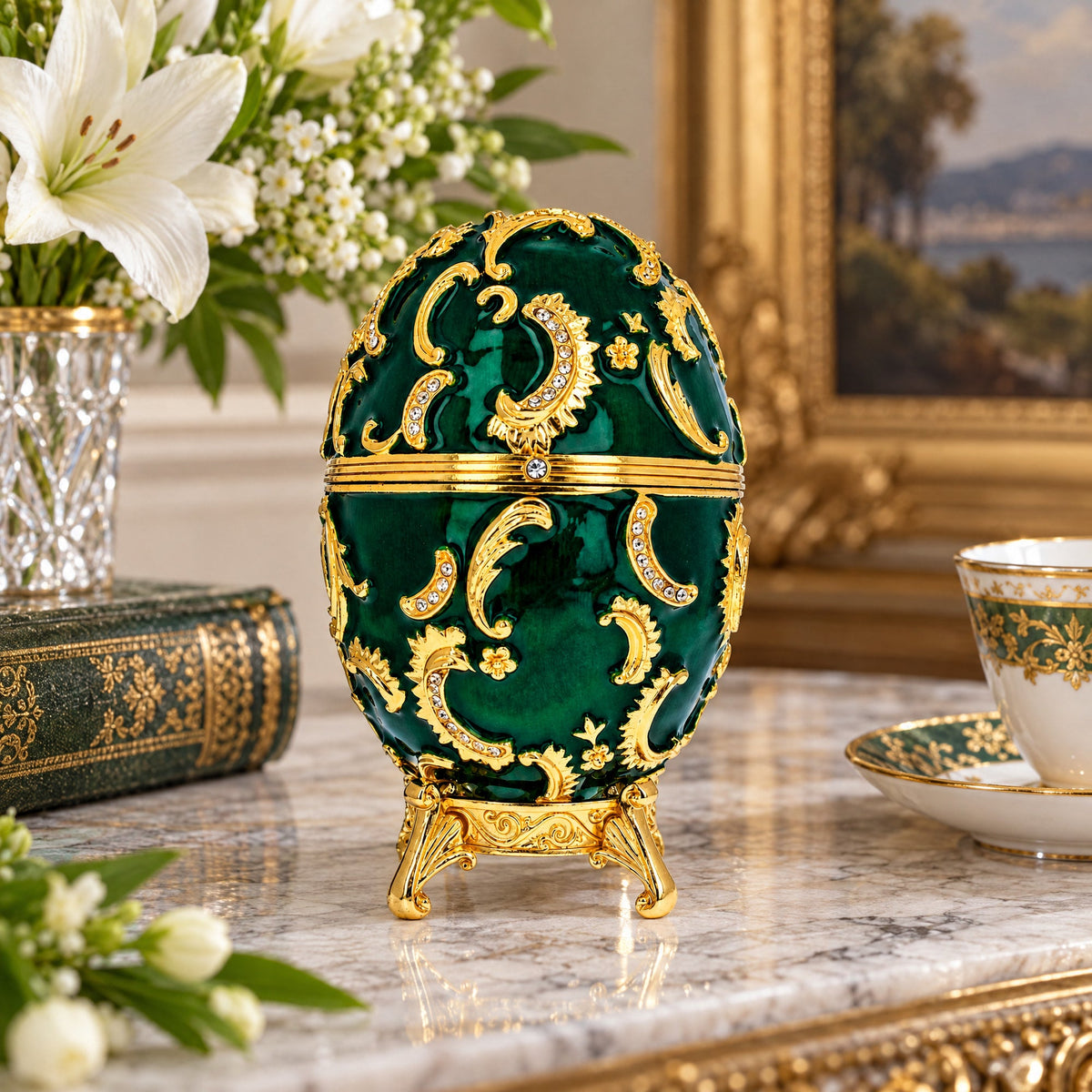 1891 Memory of Azov Royal Imperial Easter Egg